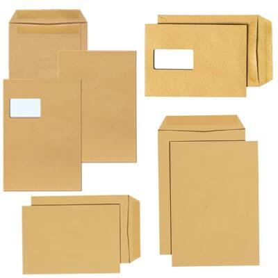 MAILmedia Versandtaschen DIN C5 braun