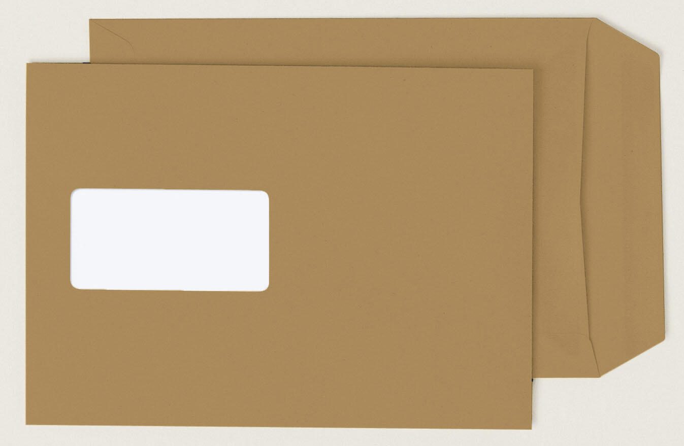 MAILmedia Versandtaschen DIN C5 braun