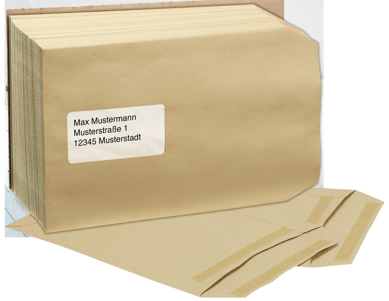 MAILmedia Versandtaschen DIN C5 braun