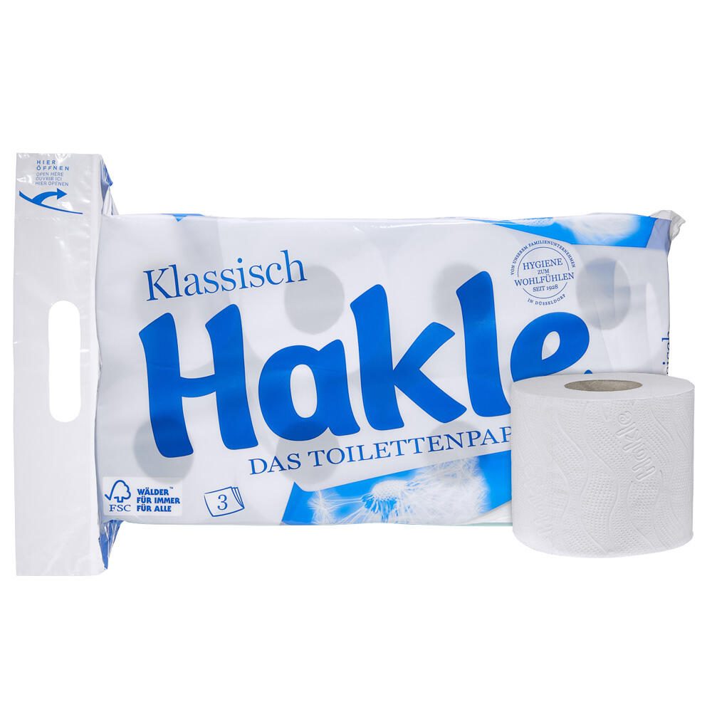 Hakle Toilettenpapier KLASSISCH 3-lagig