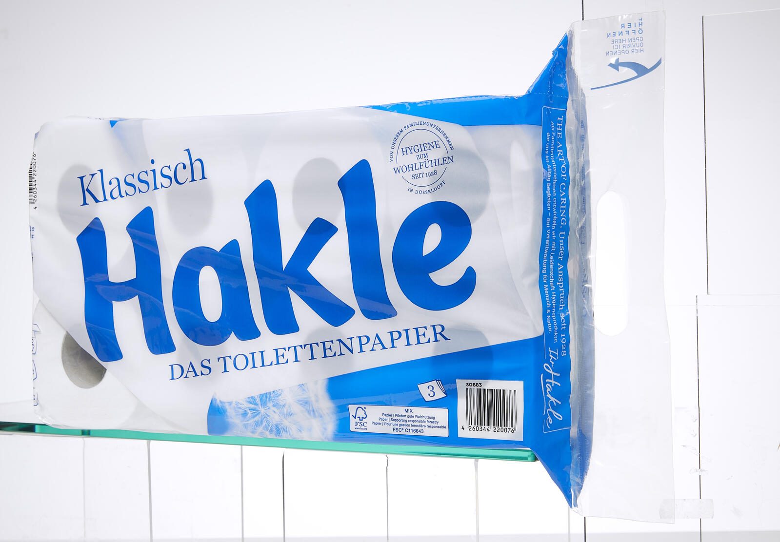 Hakle Toilettenpapier KLASSISCH 3-lagig