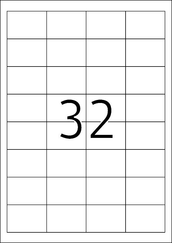 HERMA Etiketten 8643 weiß 48,3 x 33,8 mm