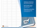 HERMA Etiketten 10001 weiß 25,4 x 10,0 mm