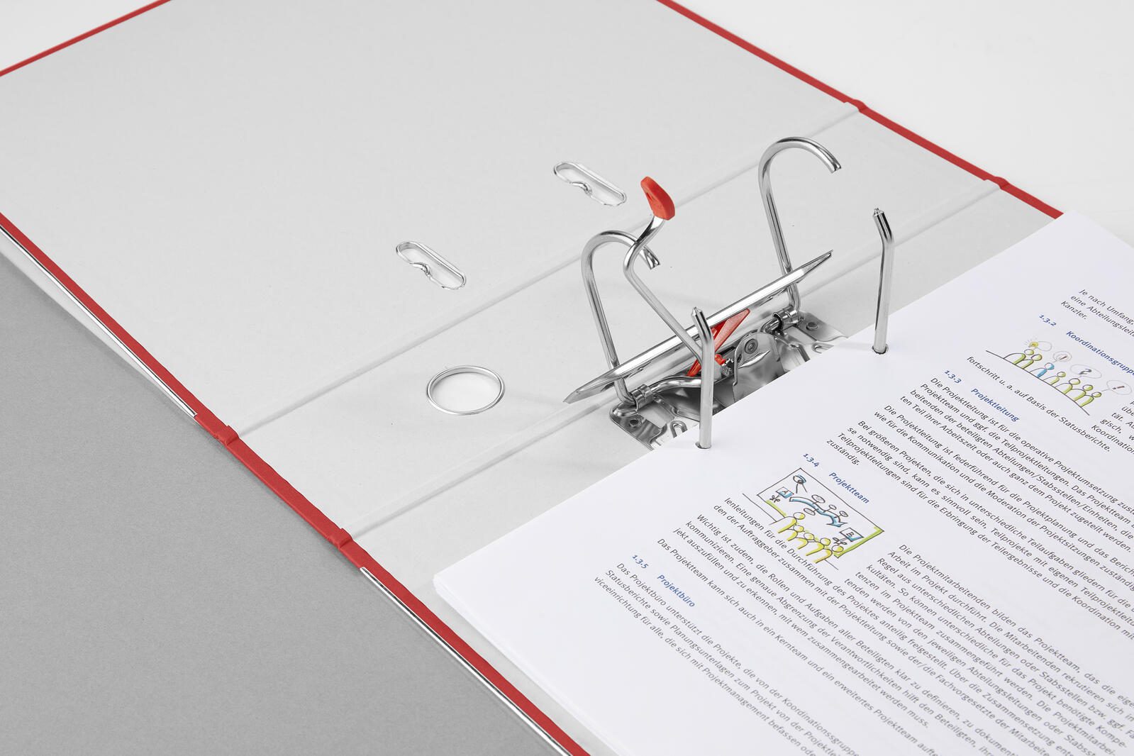 herlitz Ordner Rückenbreite 8 cm DIN A4 Karton rot