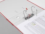 herlitz Ordner Rückenbreite 8 cm DIN A4 Karton rot