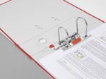 herlitz Ordner Rückenbreite 8 cm DIN A4 Karton rot