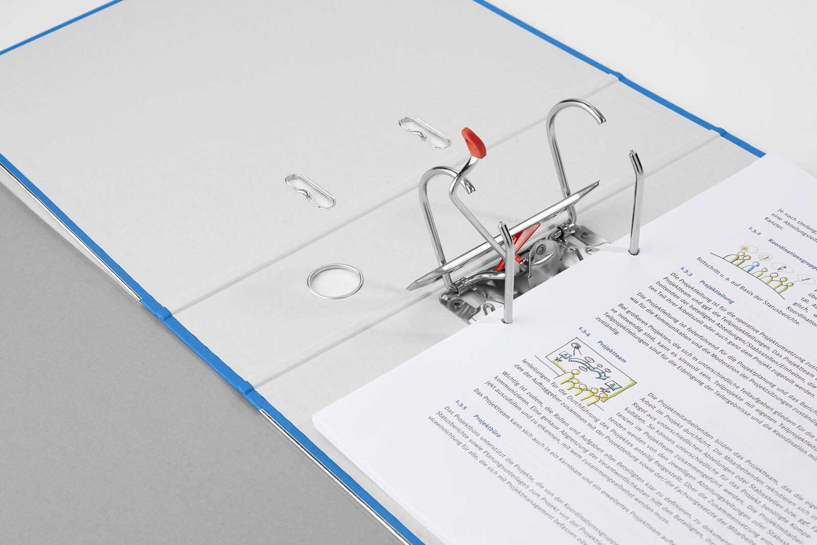 herlitz Ordner Rückenbreite 8 cm DIN A4 Karton blau