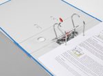 herlitz Ordner Rückenbreite 8 cm DIN A4 Karton blau
