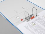 herlitz Ordner Rückenbreite 8 cm DIN A4 Karton blau