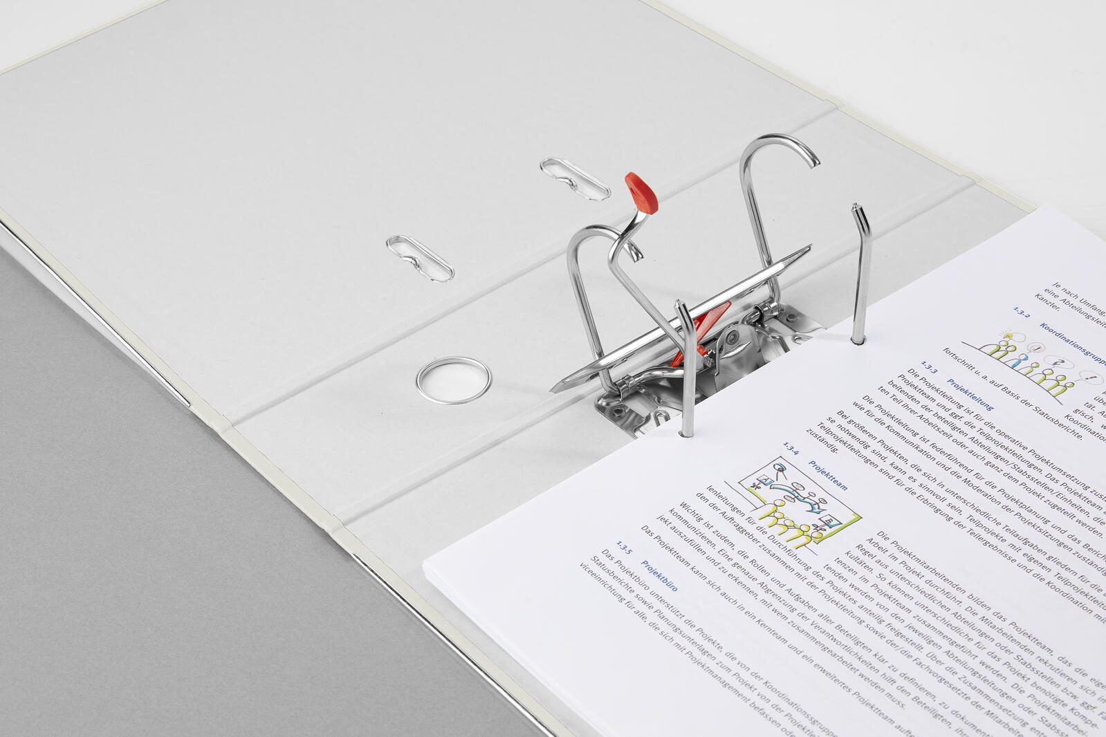 herlitz Ordner Rückenbreite 8 cm DIN A4 Karton weiß