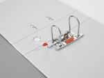 herlitz Ordner Rückenbreite 8 cm DIN A4 Karton weiß