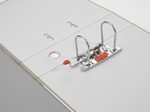 herlitz Ordner Rückenbreite 8 cm DIN A4 Karton grau