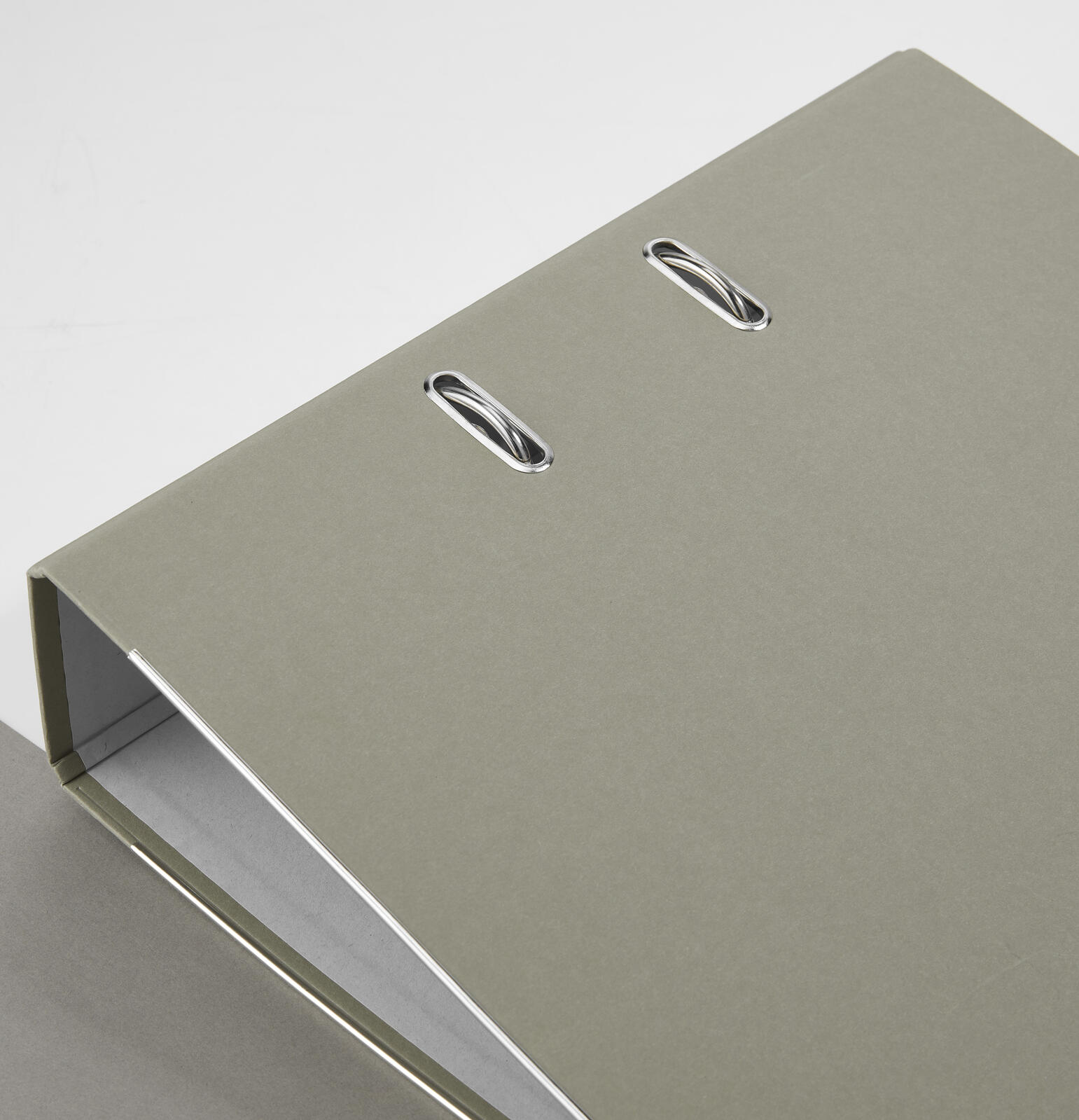 herlitz Ordner Rückenbreite 8 cm DIN A4 Karton grau