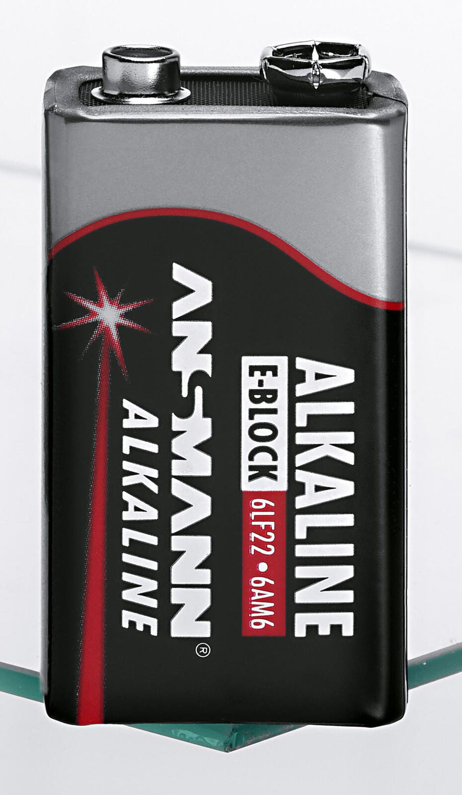 ANSMANN Batterien Red Alkaline E-Block 9 V