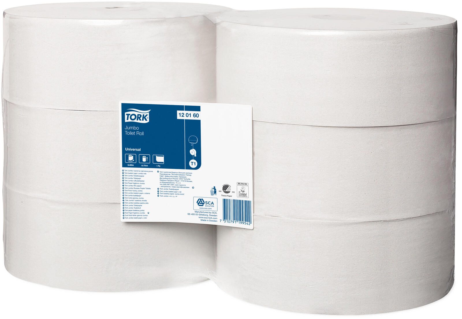 TORK Jumbo-Toilettenpapier T1 Universal 1-lagig