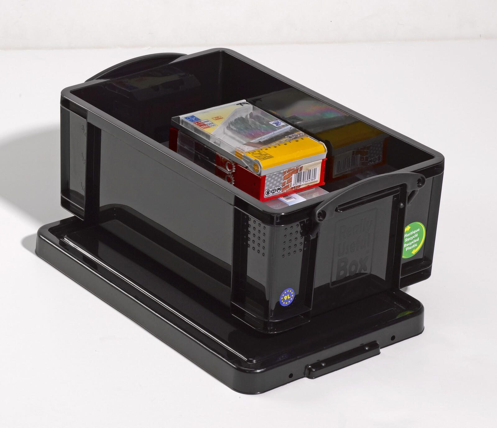 Really Useful Box Aufbewahrungsbox 9,0 l - 39,5 x 25,5 x 15,5 cm schwarz