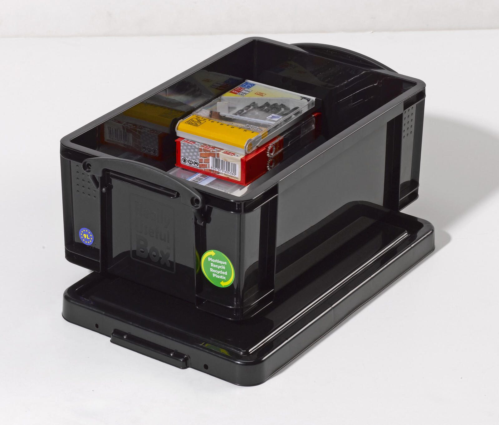 Really Useful Box Aufbewahrungsbox 9,0 l - 39,5 x 25,5 x 15,5 cm schwarz