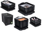 Really Useful Box Aufbewahrungsbox 9,0 l - 39,5 x 25,5 x 15,5 cm schwarz
