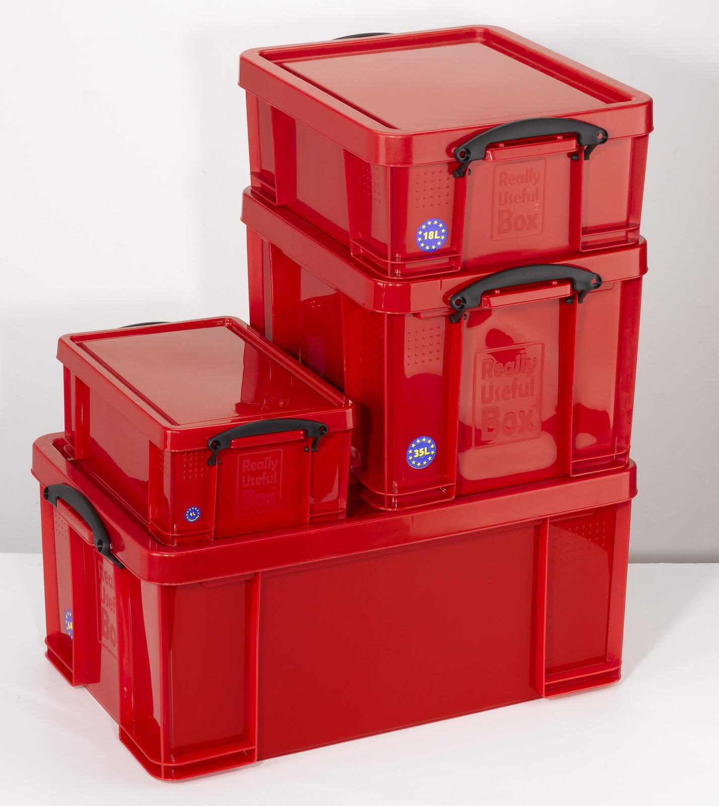 Really Useful Box Aufbewahrungsbox 9,0 l - 39,5 x 25,5 x 15,5 cm rot