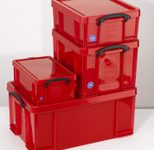 Really Useful Box Aufbewahrungsbox 9,0 l - 39,5 x 25,5 x 15,5 cm rot