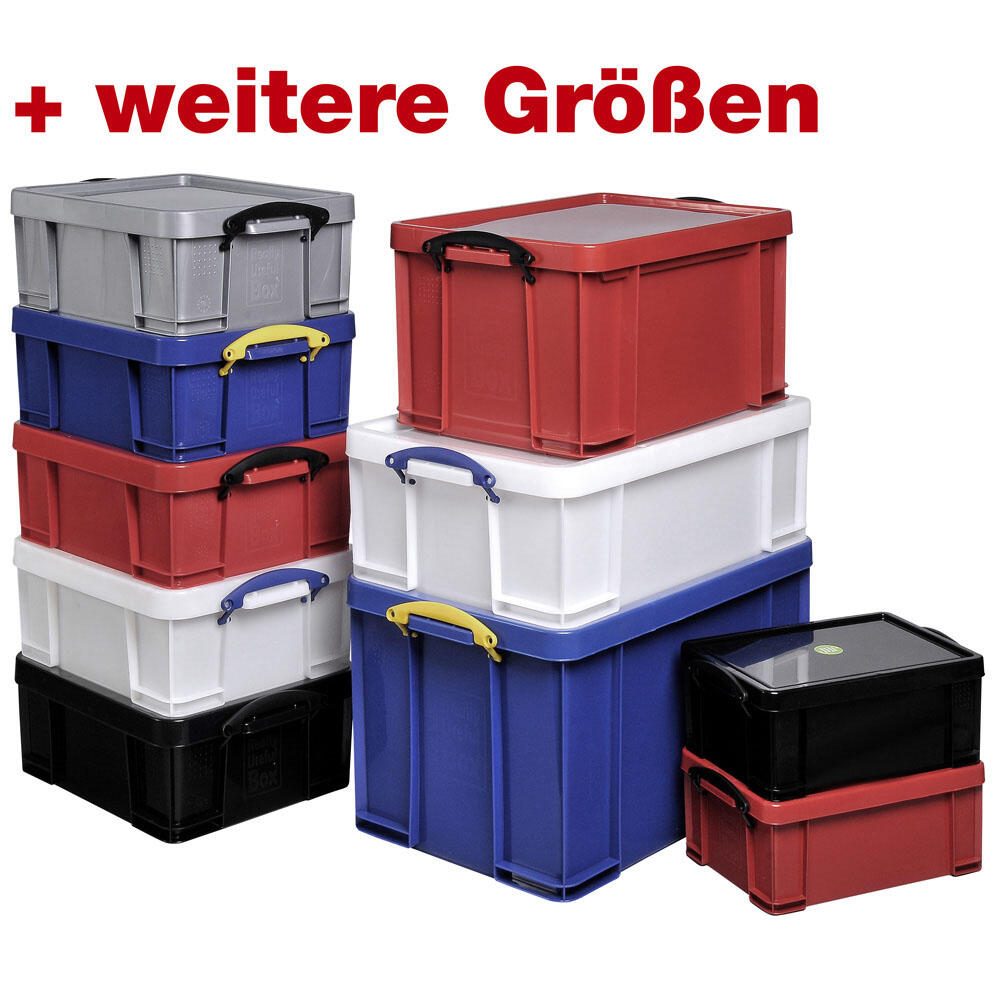 Really Useful Box Aufbewahrungsbox 9,0 l - 39,5 x 25,5 x 15,5 cm rot