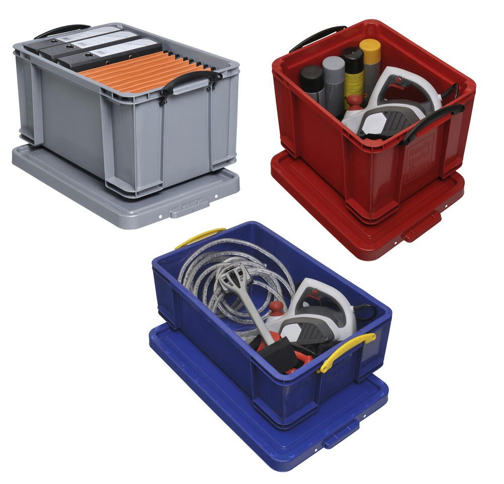 Really Useful Box Aufbewahrungsbox 9,0 l - 39,5 x 25,5 x 15,5 cm rot