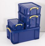 Really Useful Box Aufbewahrungsbox 9,0 l - 39,5 x 25,5 x 15,5 cm blau