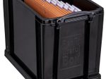 Really Useful Box Aufbewahrungsbox 19,0 l - 39,5 x 25,5 x 29,0 cm schwarz