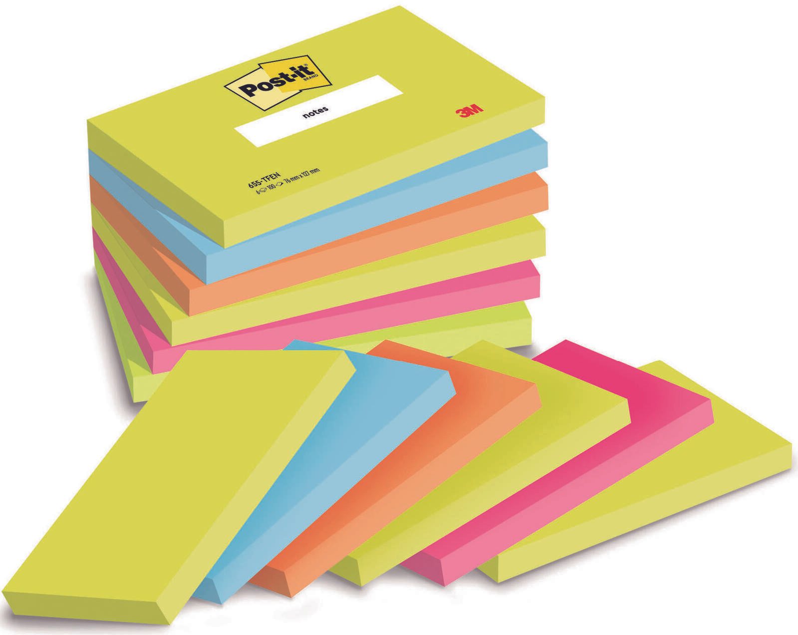 Post-it® Active Collection Haftnotizen 12,7 x 7,6 cm