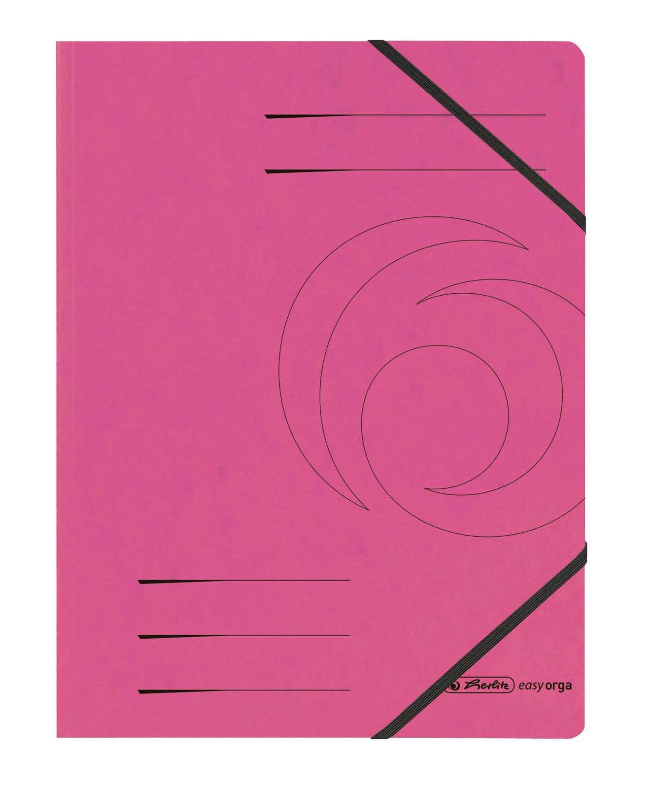 herlitz Eckspanner Easy Orga DIN A4 pink