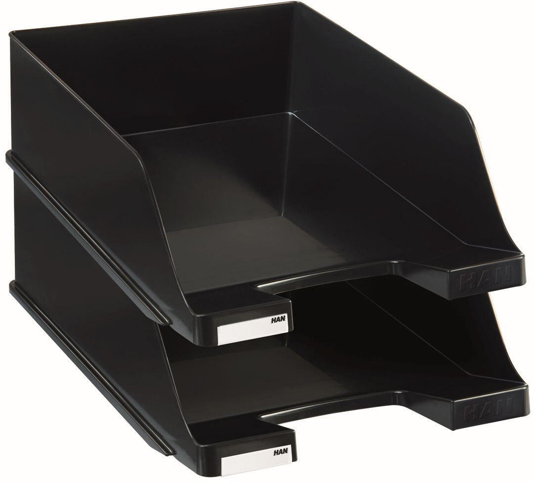 HAN Briefablagen XXL DIN C4 schwarz