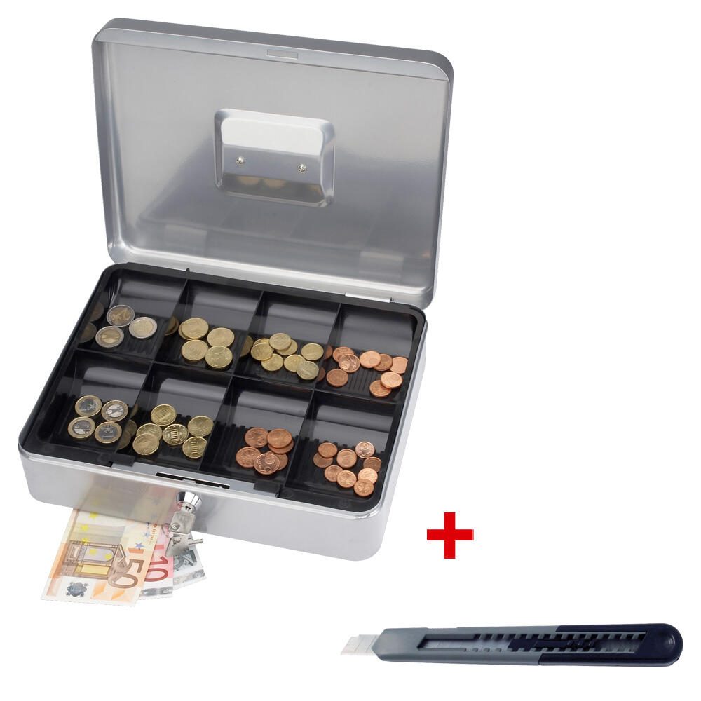 MAUL Geldkassette Größe 4 silber