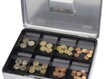 MAUL Geldkassette Größe 4 silber