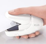 PLUS JAPAN Klammerloses Heftgerät weiß