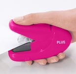 PLUS JAPAN Klammerloses Heftgerät pink