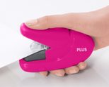 PLUS JAPAN Klammerloses Heftgerät pink