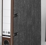 LEITZ Ordner Rückenbreite 5.2 cm DIN A4 Karton braun marmoriert