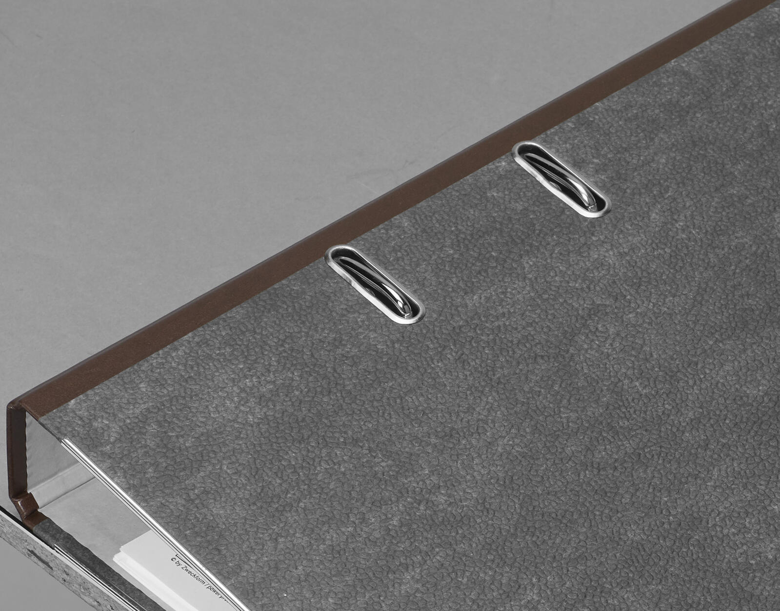LEITZ Ordner Rückenbreite 5.2 cm DIN A4 Karton braun marmoriert