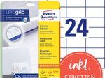AVERY Zweckform Etiketten 6173 weiß 70,0 x 37,0 mm