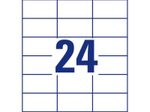 AVERY Zweckform Etiketten 6173 weiß 70,0 x 37,0 mm