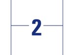 AVERY Zweckform Etiketten 6176 weiß 210,0 x 148,0 mm