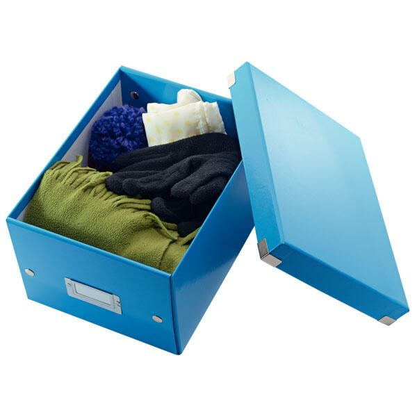 LEITZ Aufbewahrungsbox Click & Store 7,4 l - 21,6 x 28,2 x 16,0 cm blau