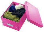 LEITZ Aufbewahrungsbox Click & Store 7,4 l - 21,6 x 28,2 x 16,0 cm pink