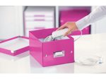 LEITZ Aufbewahrungsbox Click & Store 7,4 l - 21,6 x 28,2 x 16,0 cm pink