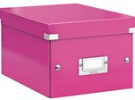 LEITZ Aufbewahrungsbox Click & Store 7,4 l - 21,6 x 28,2 x 16,0 cm pink