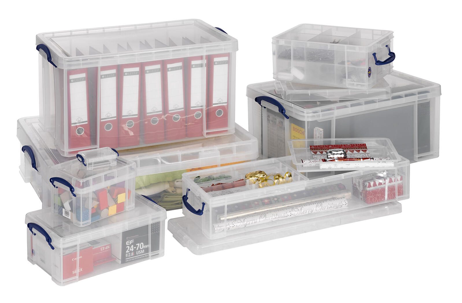 Really Useful Box Aufbewahrungsbox 22,0 l - 80,0 x 25,5 x 15,5 cm transparent