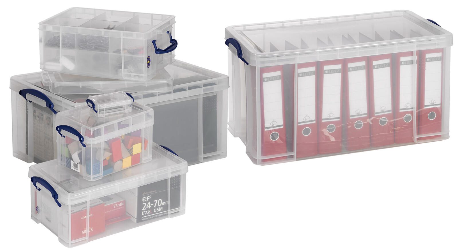 Really Useful Box Aufbewahrungsbox 22,0 l - 80,0 x 25,5 x 15,5 cm transparent