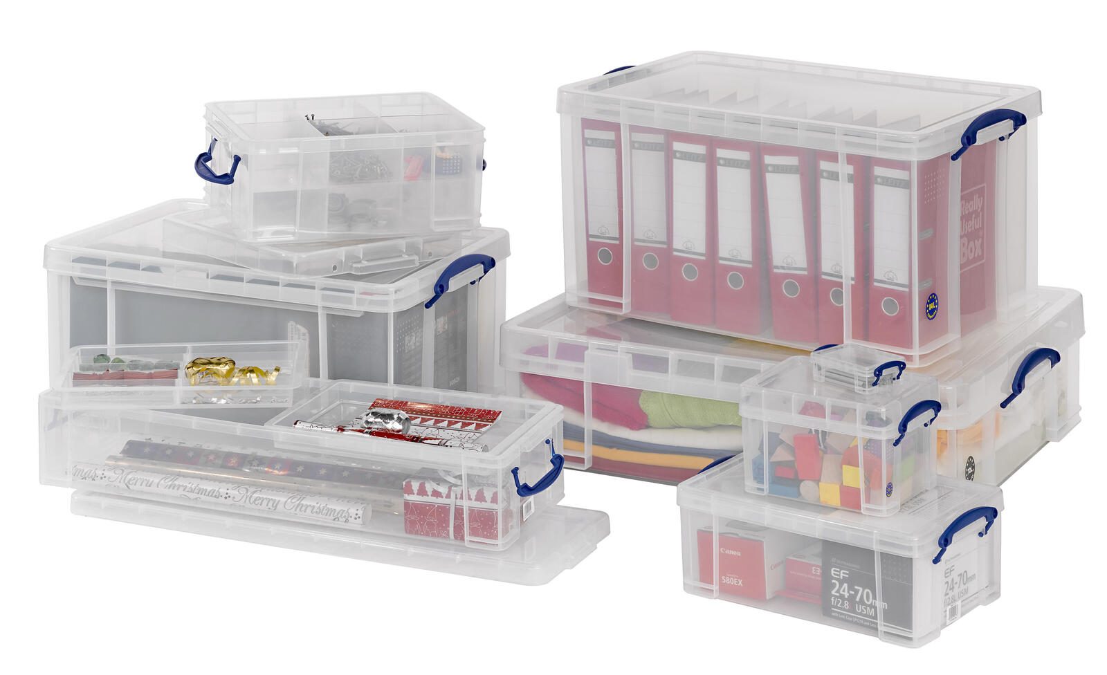 Really Useful Box Aufbewahrungsbox 22,0 l - 80,0 x 25,5 x 15,5 cm transparent