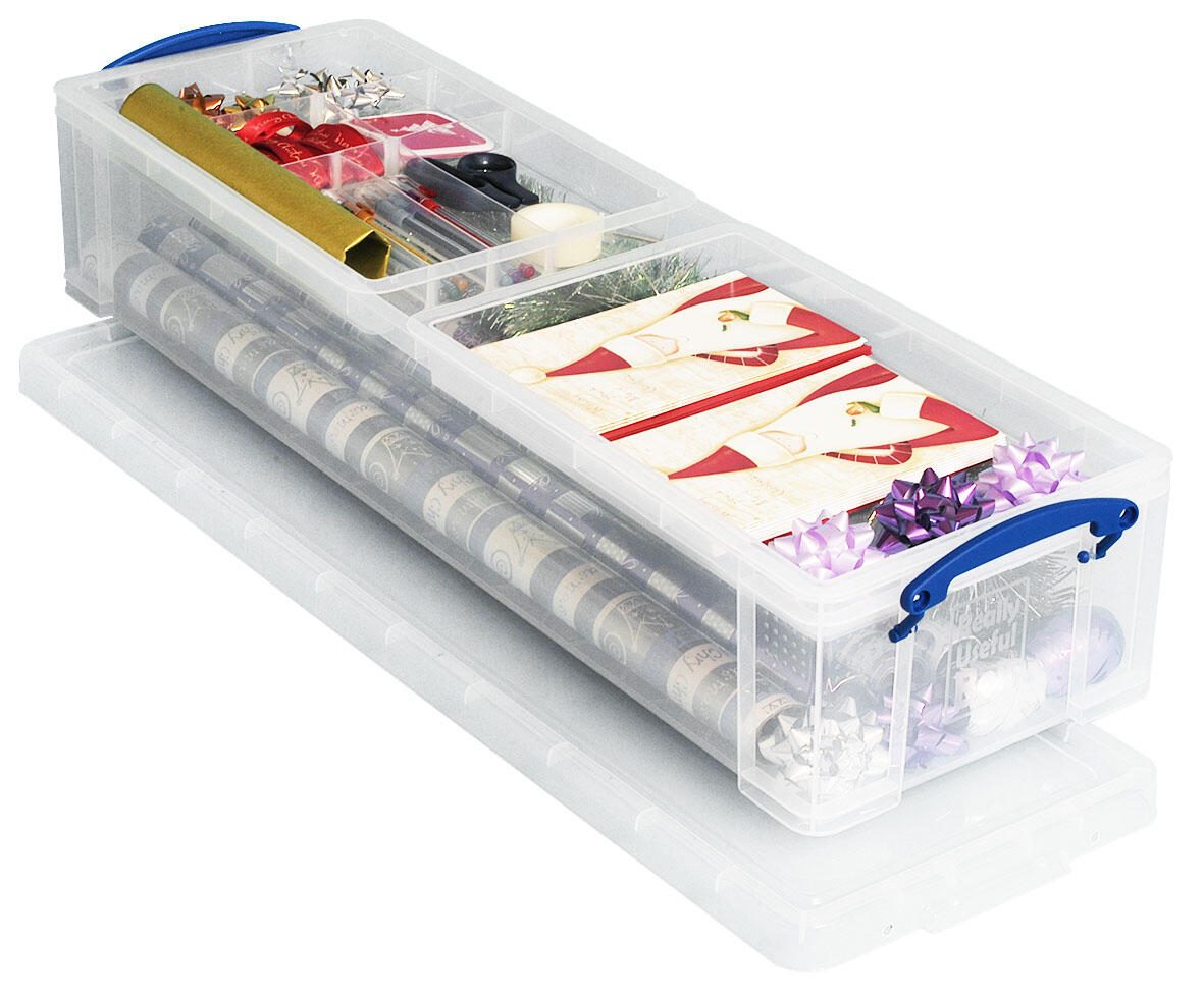 Really Useful Box Aufbewahrungsbox 22,0 l - 80,0 x 25,5 x 15,5 cm transparent