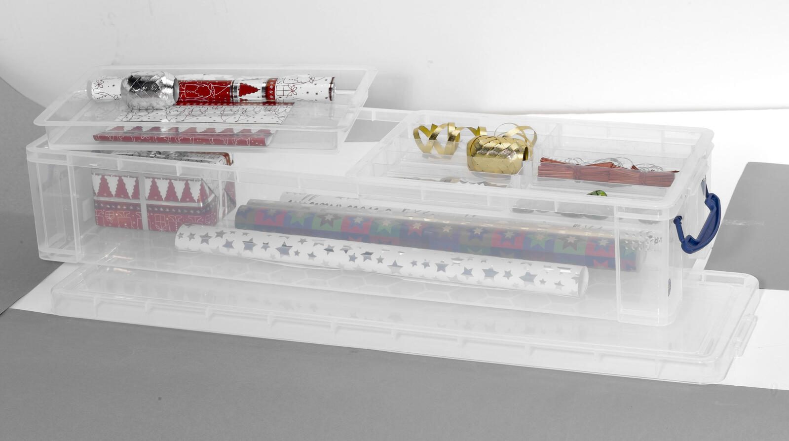 Really Useful Box Aufbewahrungsbox 22,0 l - 80,0 x 25,5 x 15,5 cm transparent